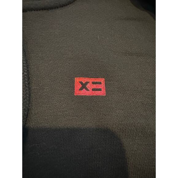 tomboy X French Terry Zip-Up Hoodie Metallic Rainbow Size Small – Bold Fashion - Picture 4 of 8